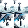 Picture of PellKing Dash GoPro Mount Rear View Mirror Holder Suction Cup Kit with Compatible with Insta360 X4/X3,One R,Rs,GoPro 11,10,9,8,7,6,5 etc and Other Action Cameras