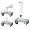 Picture of 2-Be-Best Drop Ceiling Projector Mount Heavy Duty Projector Mount Max Loading 45 lbs / 20 kg 16-24 in / 40-60 cm Adjustable Projector Ceiling Mount Projector Wall Mount White