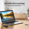 Picture of USB Extender Over Cat6/7 Up to165ft/50M, JCHICI 4 USB 2.0 Ports, Plug and Play, No Driver, POC, Keyboard and Mouse USB Over Ethernet