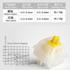 Picture of Gateron Milky Yellow Pro Switches Pre-lubed 5 Pin Linear Keyboard Switches for MX Mechanical Keyboard (110 Pcs, Yellow)