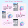 Picture of Wireless Mouse Jiggler - LED Wireless Mice with Build-in Mouse Jiggler Mover, Rechargeable Moving Mouse for Computer with Undetectable Random Movement Keeps Computer Awake - Gradient Pink