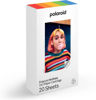 Picture of Polaroid Hi Print 2x3 Paper Cartridge, Peel and Stick, 1 Pack (20 Photos) with a Lumintrail Microfiber Cleaning Cloth