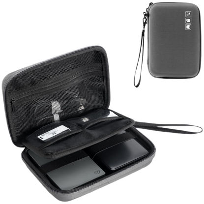 Picture of ProCase Hard Drive Case for Canvio Basics Western Digital WD Elements My Passport Seagate Portable Backup Plus Slim 1TB 2TB 3TB 4TB USB 2.5, Portable External Case for 2 Hard Drives -Darkgrey