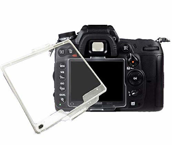 Picture of FANZR Screen Protective Cover Compatible for Nikon D200 Camera (BM-6), Transparent ABS Anti-Scratch Screen Protector (2 pack)