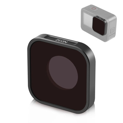Picture of Action Camera ND32 Lens Filter for GoPro HERO13 Black /12 Black /11 Black /11 Black Mini /10 Black /9 Black, Professional Neutral Density Filter ND32 for GoPro Hero Series, GoPro Accessories