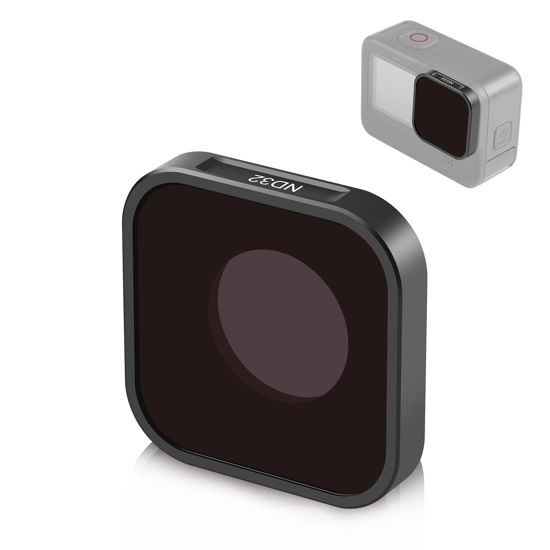 Picture of Action Camera ND32 Lens Filter for GoPro HERO13 Black /12 Black /11 Black /11 Black Mini /10 Black /9 Black, Professional Neutral Density Filter ND32 for GoPro Hero Series, GoPro Accessories