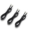 Picture of 6-foot telephone landline extension cord cable cord with standard RJ-11 6P4C plug ( Black 3Pack )