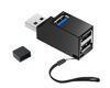 Picture of USB Hub,3 Port High USB 3.0 Speed Splitter Plug and Play Bus Powered for MacBook, Mac Pro/Mini,iMac, Surface Pro,XPS,Notebook PC,USB Flash Drives,Mobile HDD, and More (BLACK1)
