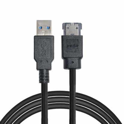 Picture of cablecc USB 3.0 to Power Over eSATA DC5V Adapter USB2.0 to HDD/SSD/ODD eSATAp Converter