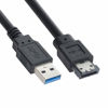Picture of cablecc USB 3.0 to Power Over eSATA DC5V Adapter USB2.0 to HDD/SSD/ODD eSATAp Converter