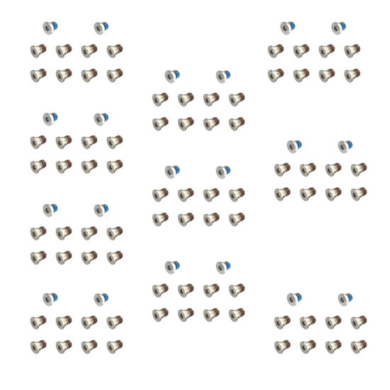 Picture of ChenGong - Screws 100PCS 10 Sets Bottom Case Screws Pentalobe P5 923-0131 Replacement Compatible with MacBook Pro 13" Retina A1425 A1502, 15" A1398 2012 2013 2014 2015 (10)