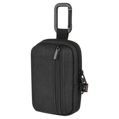 Picture of TXEsign Carry Case Storage Bag for AirFly Pro Bluetooth Transmitter/Receiver and Bluetooth Earbuds Charging Case, Protective Case for Lavalier Microphone, MP3 Player, USB Cable, Memory Card, U Disk