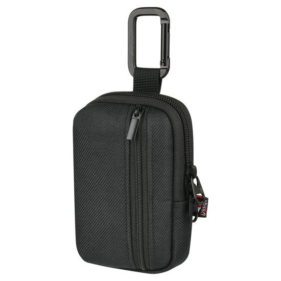 Picture of TXEsign Carry Case Storage Bag for AirFly Pro Bluetooth Transmitter/Receiver and Bluetooth Earbuds Charging Case, Protective Case for Lavalier Microphone, MP3 Player, USB Cable, Memory Card, U Disk