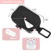 Picture of TXEsign Carry Case Storage Bag for AirFly Pro Bluetooth Transmitter/Receiver and Bluetooth Earbuds Charging Case, Protective Case for Lavalier Microphone, MP3 Player, USB Cable, Memory Card, U Disk