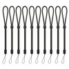 Picture of Hukado Hand Wrist Strap Lanyard, 10 Pack 9.5 inch Adjustable Nylon Wristlet Straps Keychain String for Cell Phone Case Holder, AirPods Pro 2 2022, Camera, Key, GoPro, USB Drive, Ski Glove (Black)