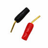 Picture of CERRXIAN Gold Plated 2mm Banana Plug Screw Type Audio Speaker Cable Connector Adapter(Black & Red,10-Pack)