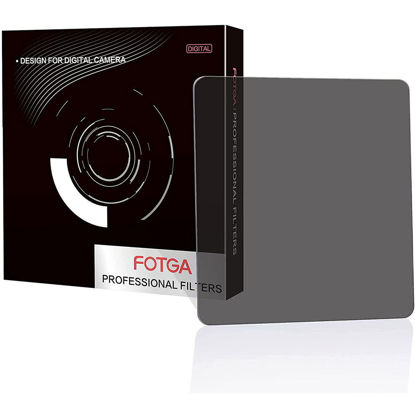 Picture of Runshuangyu Fotga Square 4x4 inch Optical Glass Full Neutral Density Filter, ND4 Full ND Filters for Swing Away Matte Box Holder (ND4)