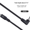 Picture of BlingKingdom 3pcs Guitar Pedal Power DC Cable for Effect Pedal 5.5 x 2.1mm Power Lead Cord Male to Male 24AWG Connector Plug Wire Adapter