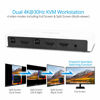 Picture of gofanco 2-Port Seamless HDMI USB KVM Scaler Switch - Scales to 4K @30Hz or 1080p Output, HDMI 1.4, USB Keyboard/Mouse, Multi Viewing, OSD, Dolby/DTS, Windows, Mac OS, Linux (KVMScaler2Pv2)
