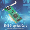 Picture of KUJOBUY 8MB Graphics Card VGA PCI 32Bit for Server Industrial Computer Multi-Display for ATI Rage XL 32 Bit PCI VGA Video Card PCI-X Interface Universal Video Card for Desktop Computers