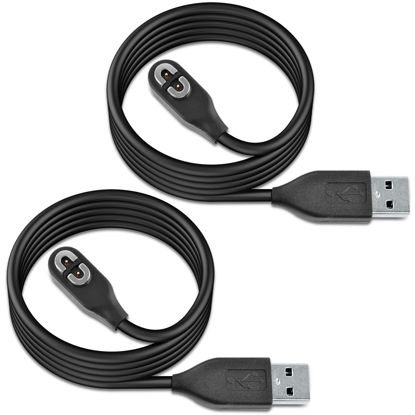 Picture of (2-Pack) Charging Cable for Shokz Aeropex/OpenRun, OpenRun Pro, OpenRun Mini & OpenComm 2/UC, for Aftershokz Charging Cable, Magnetic USB Cable Compatible with AfterShokz Headphones Charger - 3.3ft