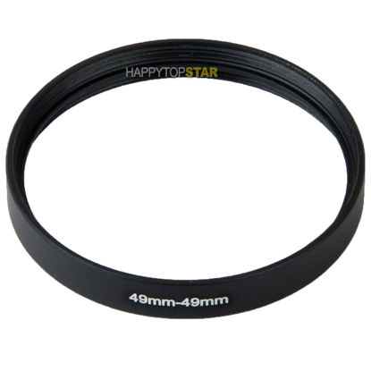 Picture of Metal 49-49 mm 49mm 49 mm Female to Female Coupling Ring Adapter for Lens Filter