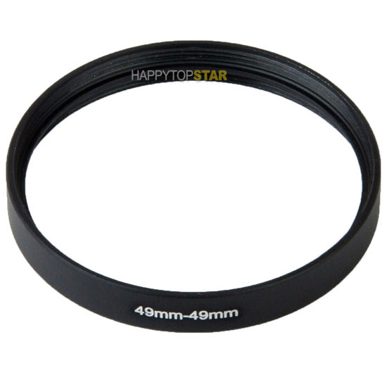 Picture of Metal 49-49 mm 49mm 49 mm Female to Female Coupling Ring Adapter for Lens Filter