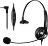 Picture of Callez Phone Headset with Noise Cancelling Microphone, Office Telephone Headsets for Cordless DECT Phones with 2.5mm Headphones Jack Compatible with Panasonic KX-TGEA20 AT&T ML17929 Vtech RCA Uniden