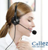 Picture of Callez Phone Headset with Noise Cancelling Microphone, Office Telephone Headsets for Cordless DECT Phones with 2.5mm Headphones Jack Compatible with Panasonic KX-TGEA20 AT&T ML17929 Vtech RCA Uniden