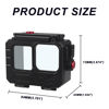 Picture of 263FT/80M Aluminum Alloy Waterproof Case for Go Pro Hero13/Hero12/Hero11/Hero10/Hero9 Black, Underwater Diving Protective Housing Shell for Go Pro Hero 13 Action Camera with Bracket Accessories