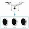 Picture of LENSKINS 3 Pack MRC ND4/CPL, ND8/CPL, ND16/CPL Filter for DJI Phantom 4 Pro/Advanced, AGC Optics, Weather-Sealed, Ultra Slim, Multi-Resistant Coated Filter with Lens Cloth
