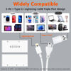 Picture of 5-in-3 Memory Card Reader, Lightnin-Type C-USB A Three Connector to SD/TF/CF/Micro SD/XD/MS USB OTG Adapter, Multi Memory Card Reader for iPad/iPhone/Android/MacBook/PC with Mac/Windows/Linux/Android