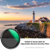 Picture of K&F Concept 55mm Variable ND2-32 ND Lens Filter 1-5 Stops Waterproof Adjustable Neutral Density Camera Lens Filter with 24 Multi-Layer Coatings (D-Series)