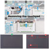 Picture of Deal4GO RGB Touchpad Sensor Board RGB Trackpad F3KGM YW4F7 G3HYC w/ N6RVM Cable Replacement for Dell Alienware X17 R1 X17 R2 2022