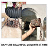 Picture of CAIYOULE Protective Case for Fujifilm Instax Mini EVO Digital Hybrid Camera Protective PU Leather Bag Accessories with Adjustable Strap ，No Camera，Leopard Brown
