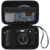 Picture of Canboc Carrying Case for Fujifilm X100V/ X100VI/ X100F/ X100S Digital Camera, Zipper Mesh Pocket fit USB Cable, Black (Case Only)
