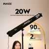 Picture of INKEE Inflatable LED Tube Light GCA20U,20W USB BI-Color Temperature Tube Lights with 2700K,4000K,5600K and 6500K 320 Full-Spectrum Lamp Beads CRI 95+ Photography Light Stick