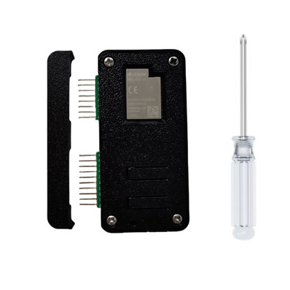 Picture of Yeiwenl Case with Pin Protective for Flipper Zero Wi-Fi Dev Board, Protection Accessories Compatible with Flipper Zero Wi-Fi dev Board v1 ESP32-S2 (Black)