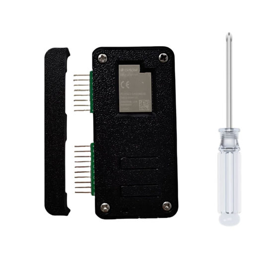 Picture of Yeiwenl Case with Pin Protective for Flipper Zero Wi-Fi Dev Board, Protection Accessories Compatible with Flipper Zero Wi-Fi dev Board v1 ESP32-S2 (Black)