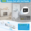 Picture of 256GB Micro SD Card & Outlet Wall Mount for Blink Sync Module XR with Short Cable, SD Card for Local Video Storage with Reader, Save Space, Mount Bracket for Blink Outdoor Indoor Security System