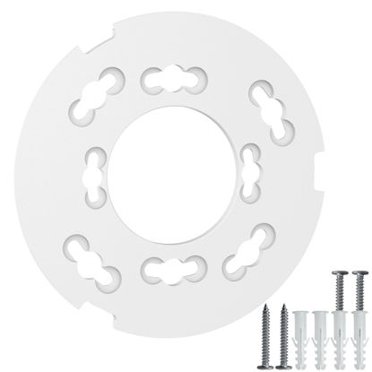 Picture of ARSUNOVO Mounting Plate Replacement for Google Nest Protect 2nd Gen(Wired&Battery) - Replacement Backplate for Nest Detector Models 06A & 06C, White