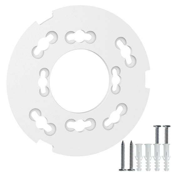 Picture of ARSUNOVO Mounting Plate Replacement for Google Nest Protect 2nd Gen(Wired&Battery) - Replacement Backplate for Nest Detector Models 06A & 06C, White