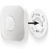 Picture of ARSUNOVO Mounting Plate Replacement for Google Nest Protect 2nd Gen(Wired&Battery) - Replacement Backplate for Nest Detector Models 06A & 06C, White