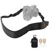 Picture of K&F Concept Camera Neck Strap for Photographers, Soft Neoprene Adjustable Shoulder Belt with Zipped Pockets Compatible with Sony Canon Nikon Fuji DSLR SLR Mirrorless Camera