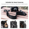 Picture of K&F Concept Camera Neck Strap for Photographers, Soft Neoprene Adjustable Shoulder Belt with Zipped Pockets Compatible with Sony Canon Nikon Fuji DSLR SLR Mirrorless Camera