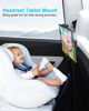 Picture of Dosvsi Back Seat Tablet Holder for Tesla, 360° Adjustable Model 3/Y Headrest Tablet Mount for Kids, Metal Model Y Rear Seat Stand for iPad Pro 12.9 Air Mini, Galaxy Tab/Z Fold, Fire hd, 4-13" Device