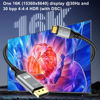 Picture of Angusplay USB C to Displayport 2.1 Cable, 16k@30Hz Thunderbolt 4/3 to Display Port Cable, 40Gbps USB c to dp Cable Support 8K@120Hz 4K@240Hz, Compatible MacBook Pro M4, iPhone 16, XPS, 3.3FT