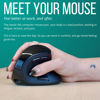 Picture of Ergodriven Om Handshake Vertical Mouse | Wireless Ergonomic Mouse | Rechargeable | Silent Click Micro-Force Switches | OLED Screen | Reduces Tension and Fatigue