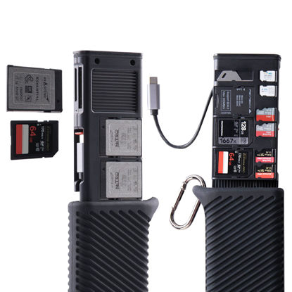 Picture of PGYTECH Createmate CFexpress Type B Card Reader Case USB 3.2 Gen 2 10Gbps SD Card Reader for Photographers