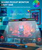 Picture of Gugxiom Sound Pickup Monitor Light Bar, Voice-Activated Music Rhythm Gaming Led Lights, Eye-Care Computer Light Bar, Creative Colorful LED Ambient RGB Monitor Light, USB Powered, for Home/Gaming